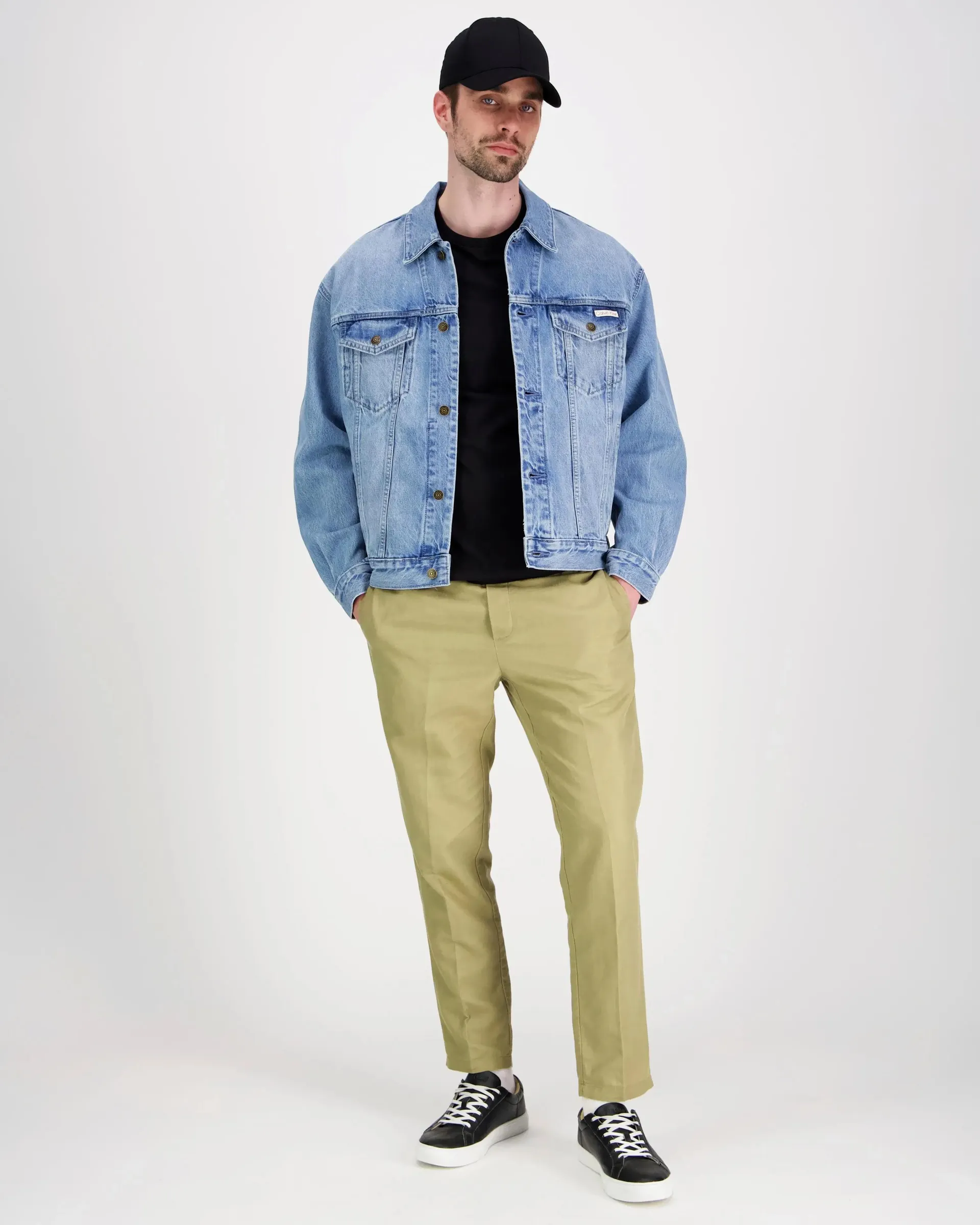 Calvin Klein Jeans 90s ck icon 94 trucker farkkutakki