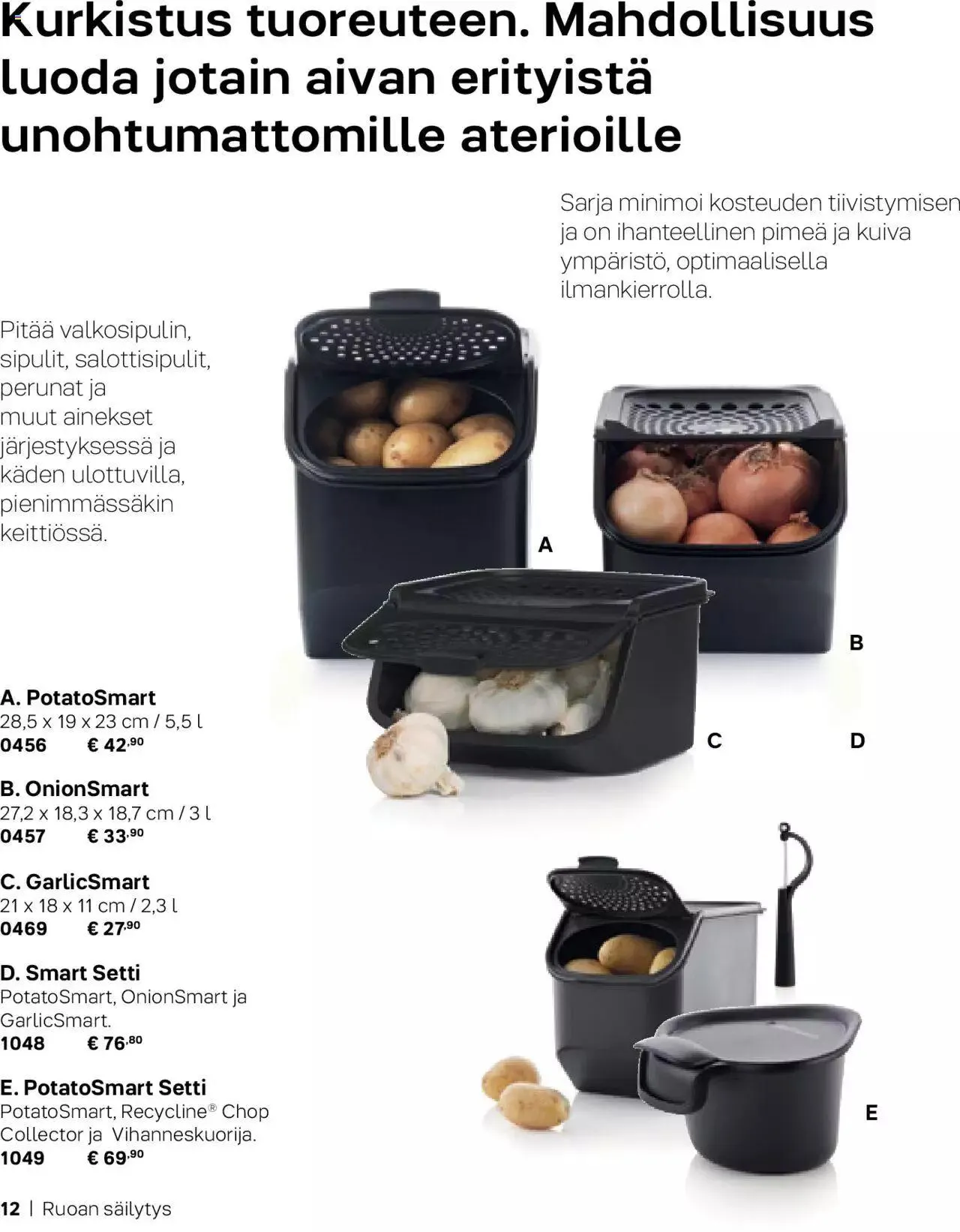 Tupperware tarjoukset Syksy / Talvi 2023-24 voimassa alkaen 29. syyskuuta - 31. joulukuuta 2023 - Tarjouslehti sivu 12