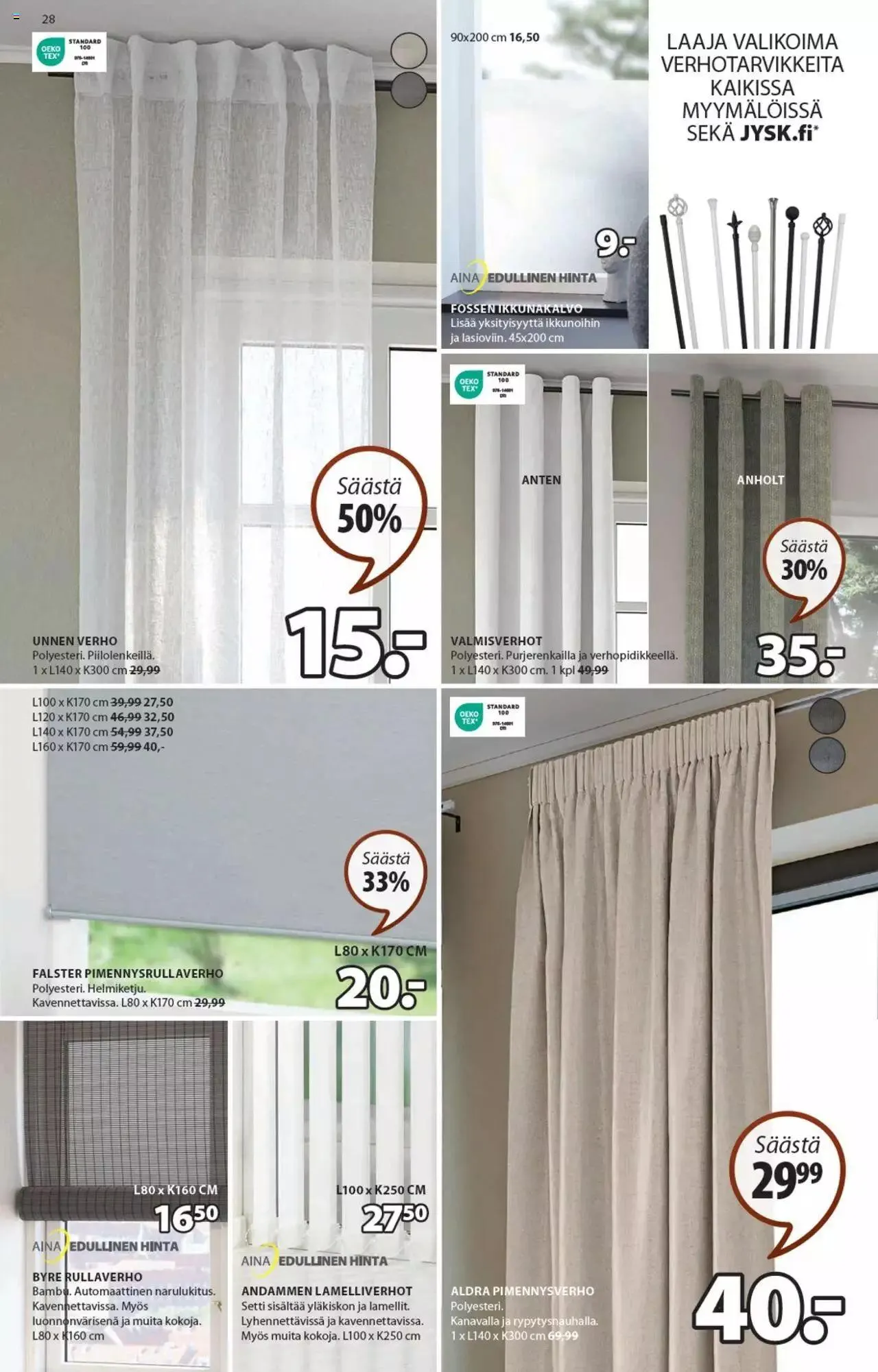 JYSK - Viikon tarjoukset voimassa alkaen 28. elokuuta - 31. joulukuuta 2023 - Tarjouslehti sivu 29