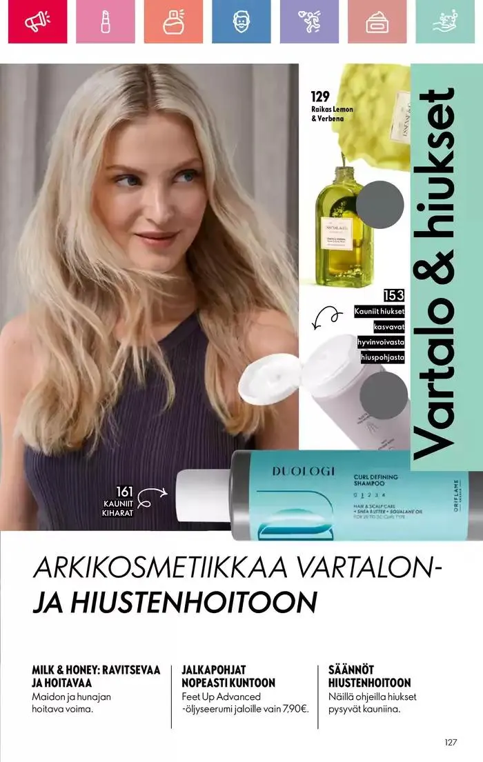Oriflame tarjoukset voimassa alkaen 9. maaliskuuta - 29. maaliskuuta 2025 - Tarjouslehti sivu 127