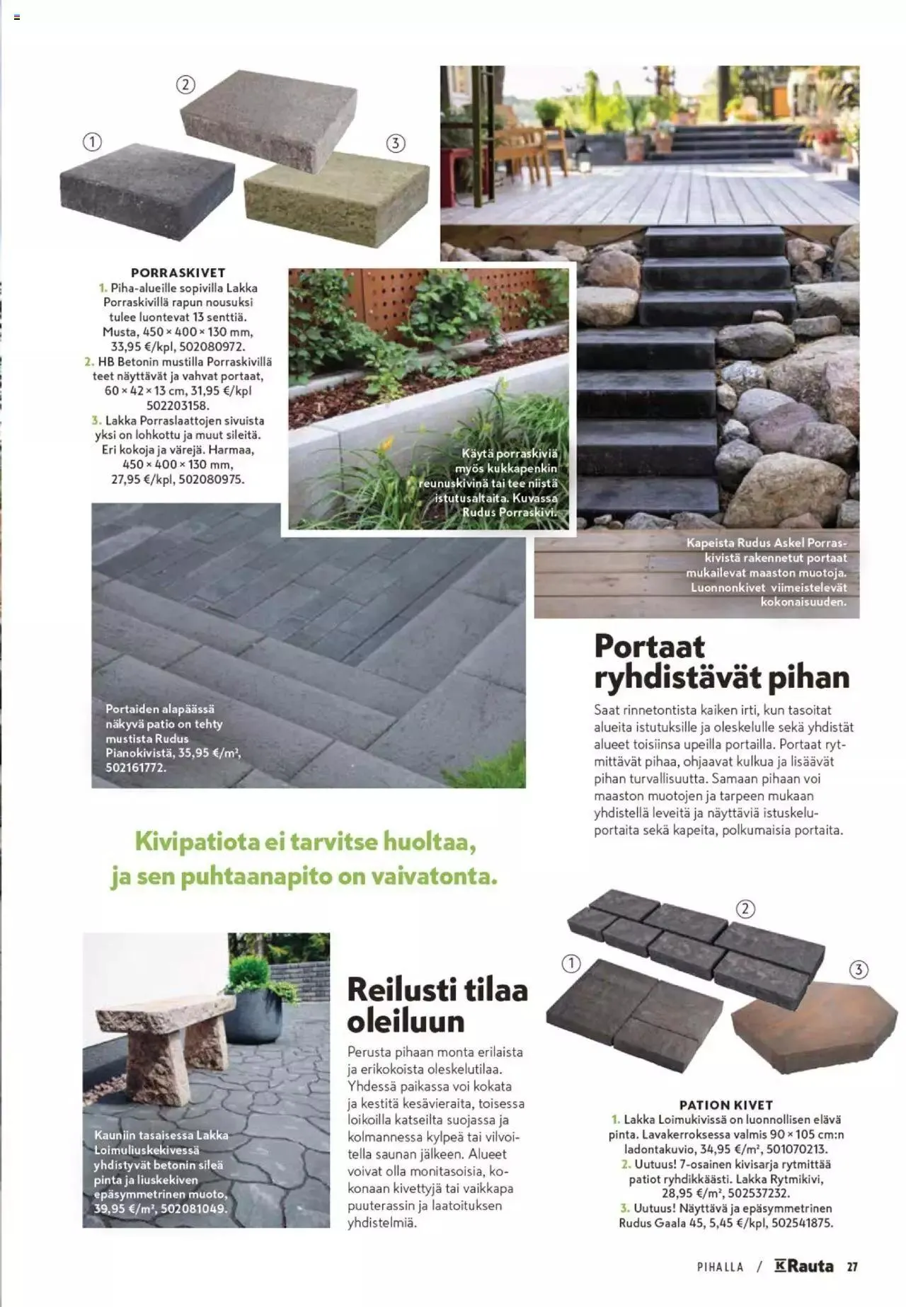 K-Rauta - Pihalla 2023 voimassa alkaen 27. maaliskuuta - 31. joulukuuta 2023 - Tarjouslehti sivu 27