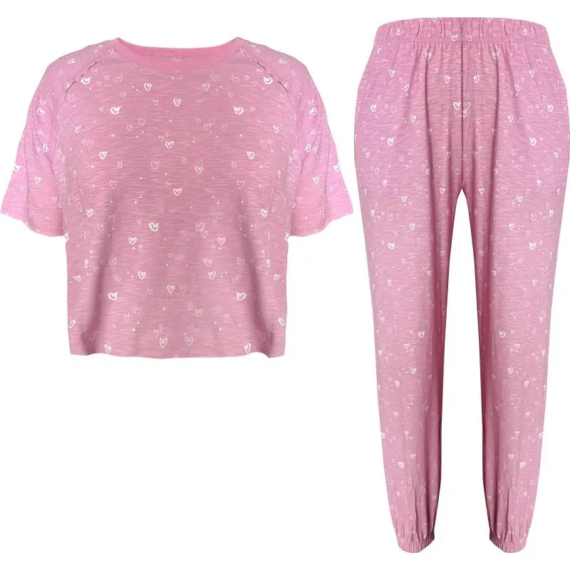 Pyjamasetti Miny sydän, S/M