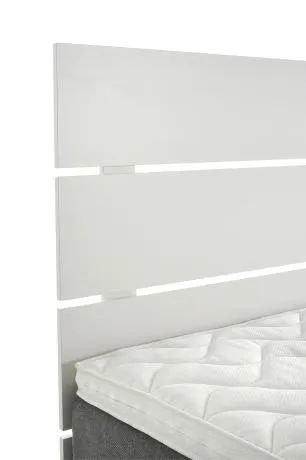 JENNA-sängynpääty 185 cm, valkoinen