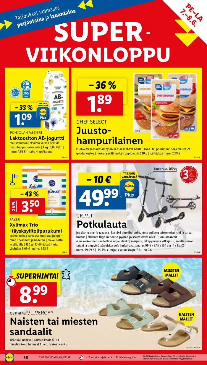 21% voimassa alkaen 6. kesäkuuta - 12. kesäkuuta 2024 - Tarjouslehti sivu 40