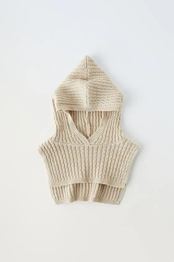 TEXTURED KNIT BALACLAVA