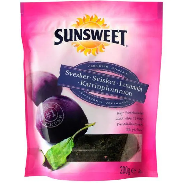 SUNSWEET LUUMUJA 200g KIVETÖN