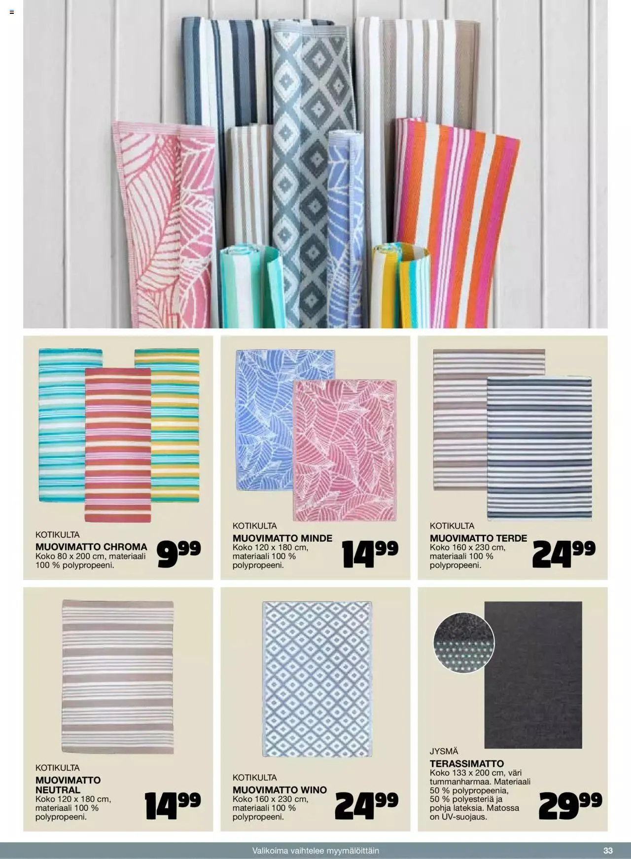 Tokmanni - Kesä 2024 voimassa alkaen 1. huhtikuuta - 31. joulukuuta 2024 - Tarjouslehti sivu 33