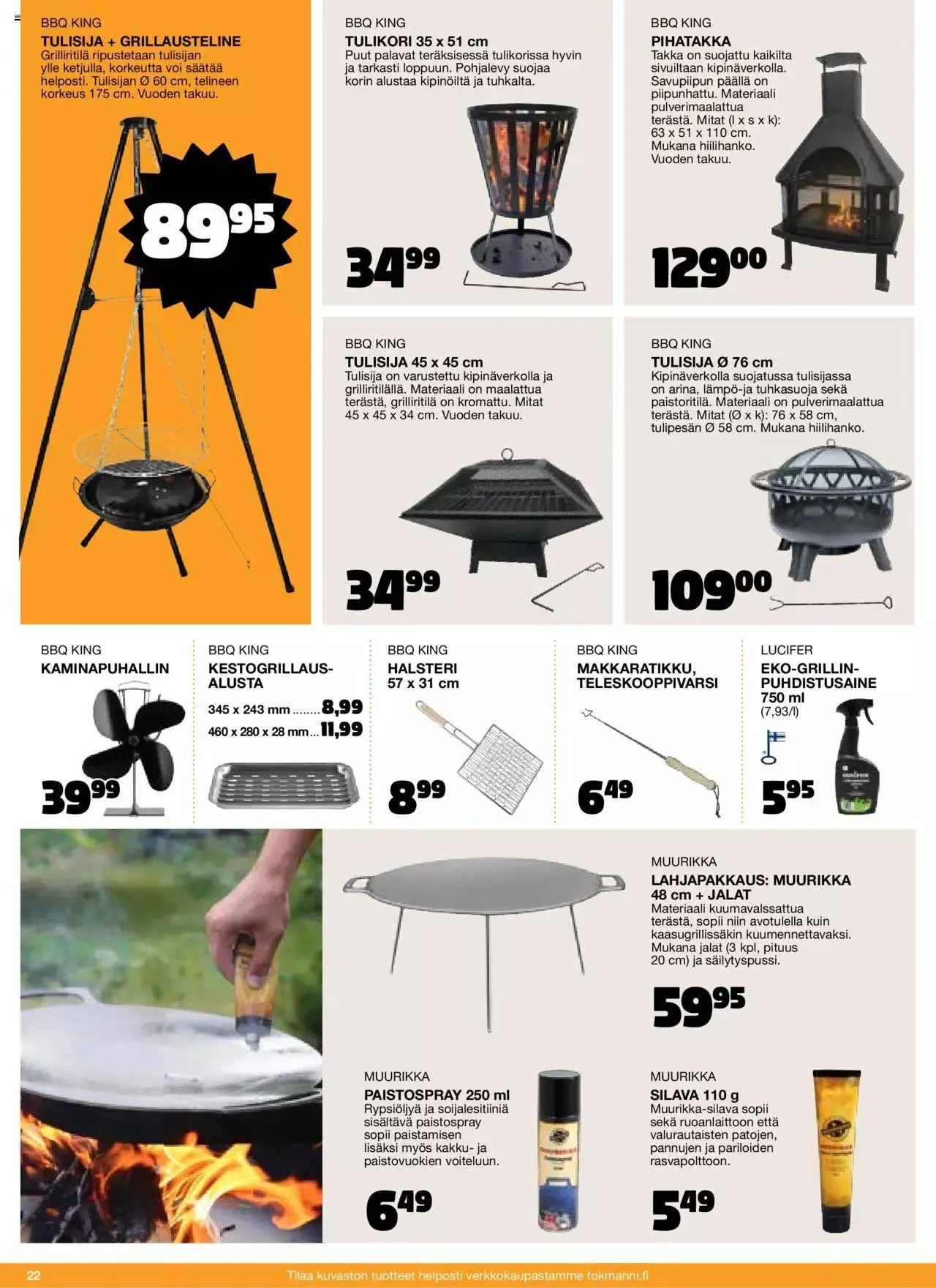 Tokmanni - Kesä 2024 voimassa alkaen 1. huhtikuuta - 31. joulukuuta 2024 - Tarjouslehti sivu 22