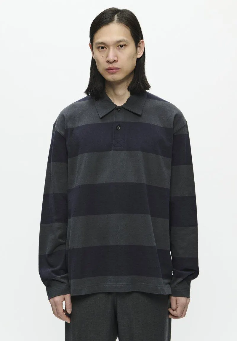 THIAGO - Pitkähihainen paita - black sand stripe