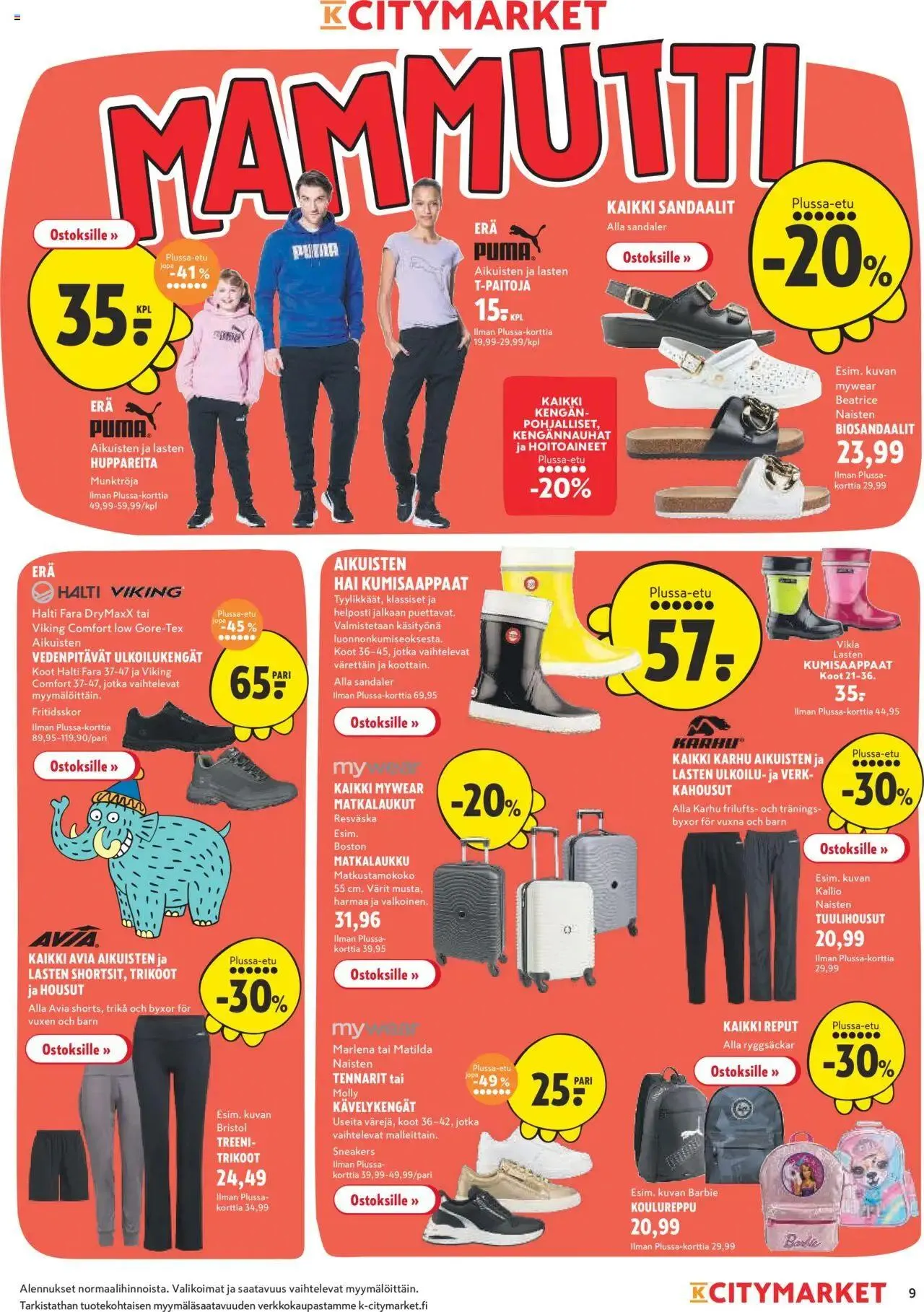 K-Citymarket tarjoukset voimassa alkaen 1. elokuuta - 11. elokuuta 2024 - Tarjouslehti sivu 9