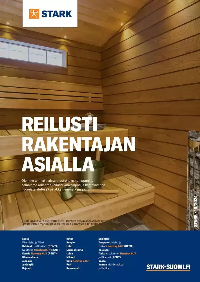 Sauna voimassa alkaen 19. marraskuuta - 31. joulukuuta 2024 - Tarjouslehti sivu 78