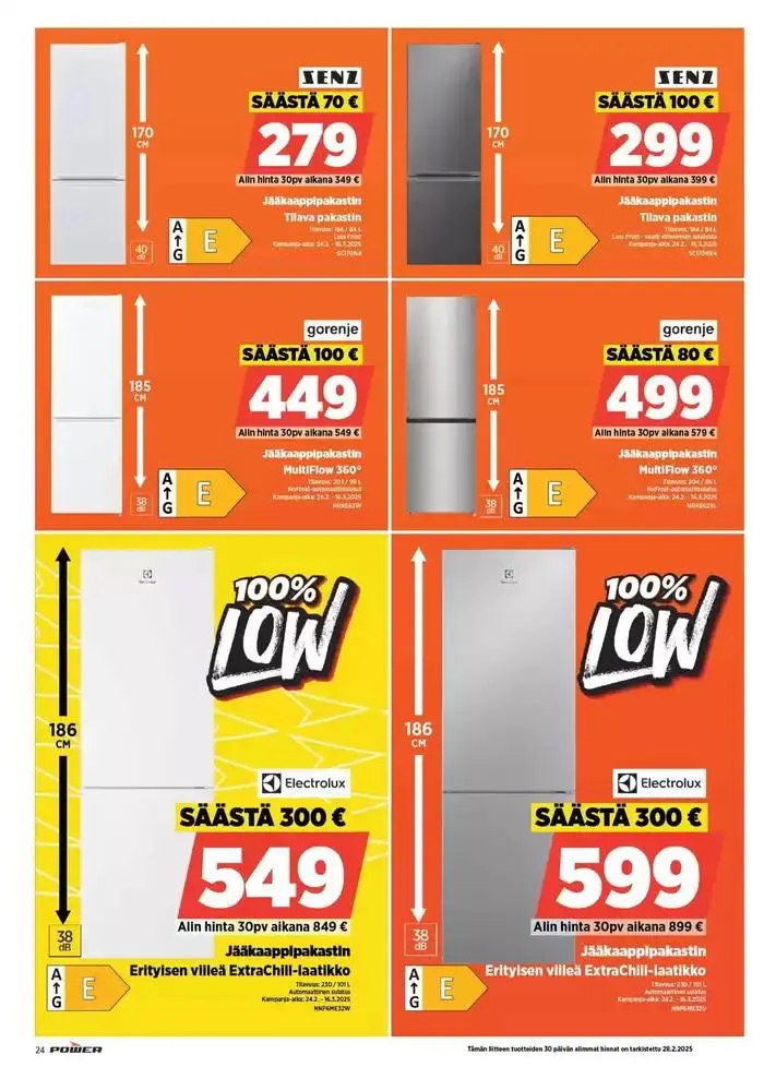 Power tarjoukset voimassa alkaen 30. joulukuuta - 16. maaliskuuta 2025 - Tarjouslehti sivu 28