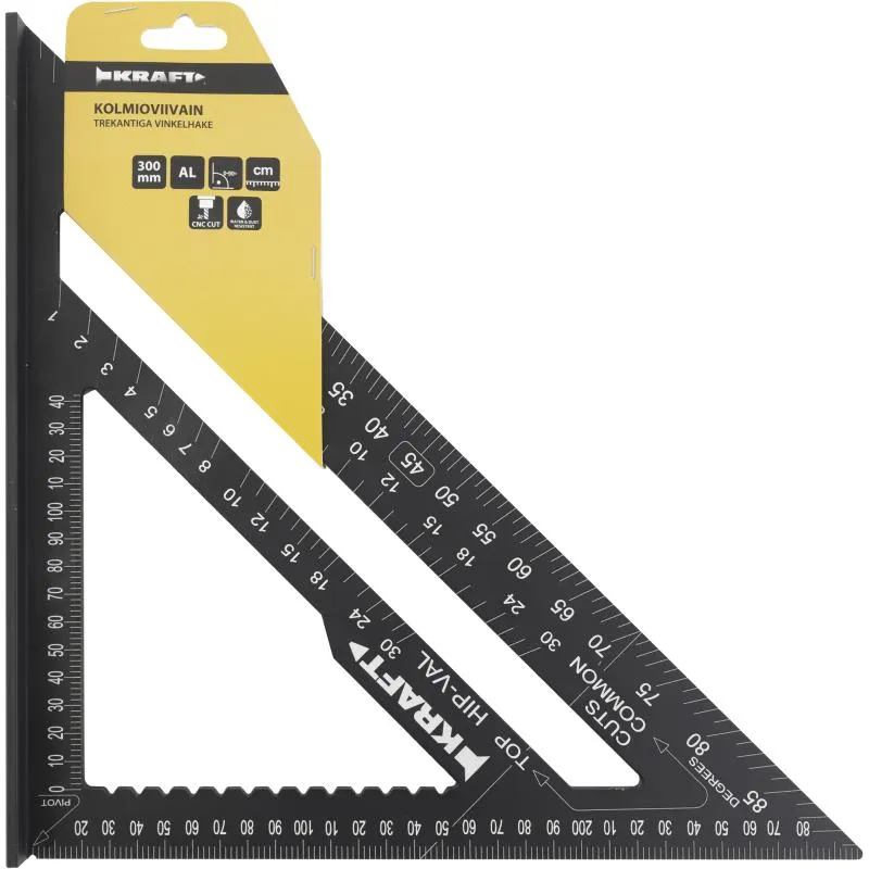 Kolmiosuorakulma Kraft 12"