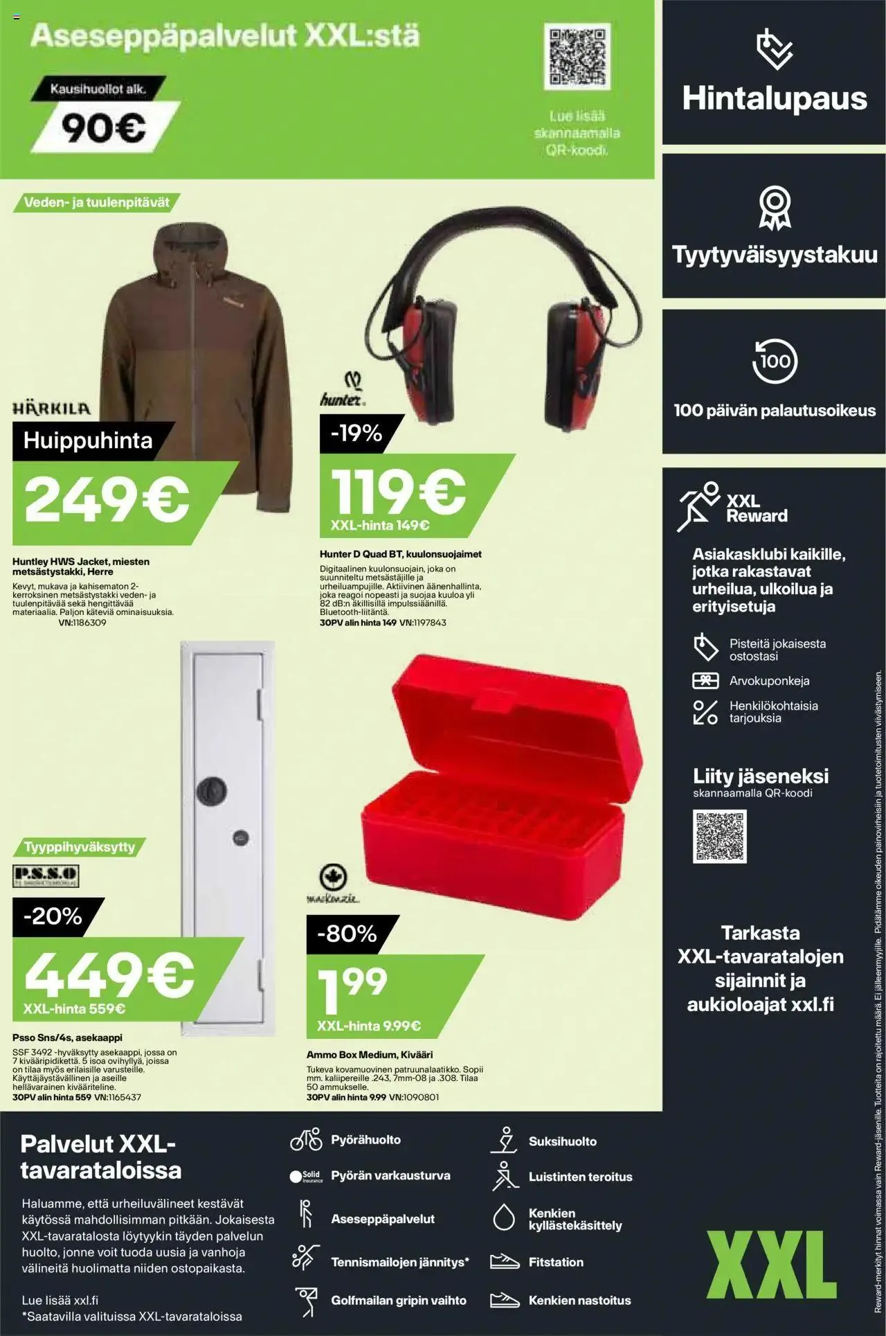 XXL tarjoukset voimassa alkaen 19. elokuuta - 25. elokuuta 2024 - Tarjouslehti sivu 20