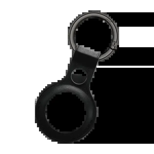 Triacle avaimenperä AirTag/Triacle X-Mark Two nahka, musta