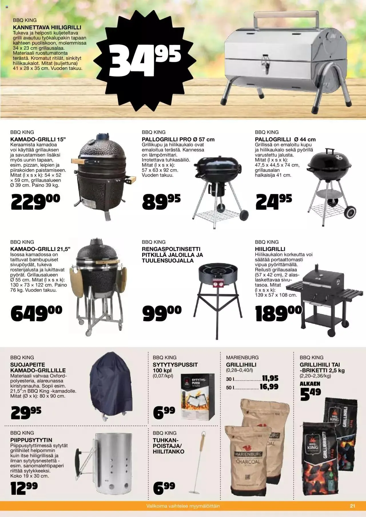 Tokmanni - Kesä 2024 voimassa alkaen 1. huhtikuuta - 31. joulukuuta 2024 - Tarjouslehti sivu 21