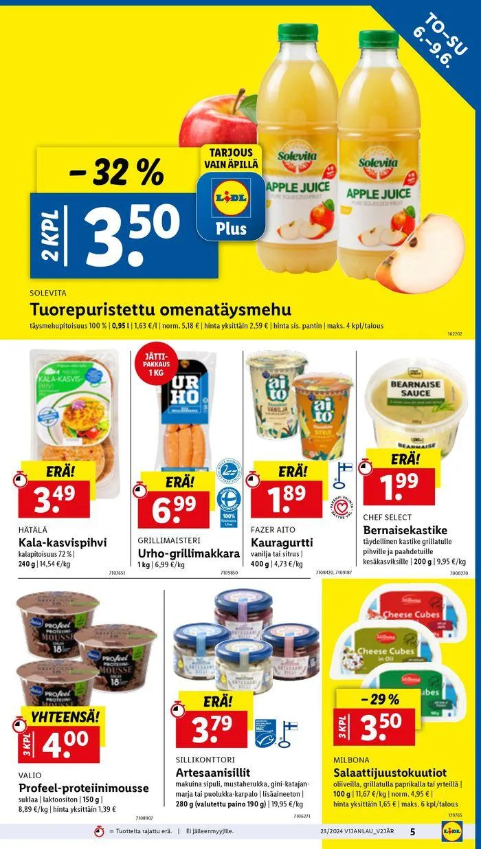 21% voimassa alkaen 6. kesäkuuta - 12. kesäkuuta 2024 - Tarjouslehti sivu 7