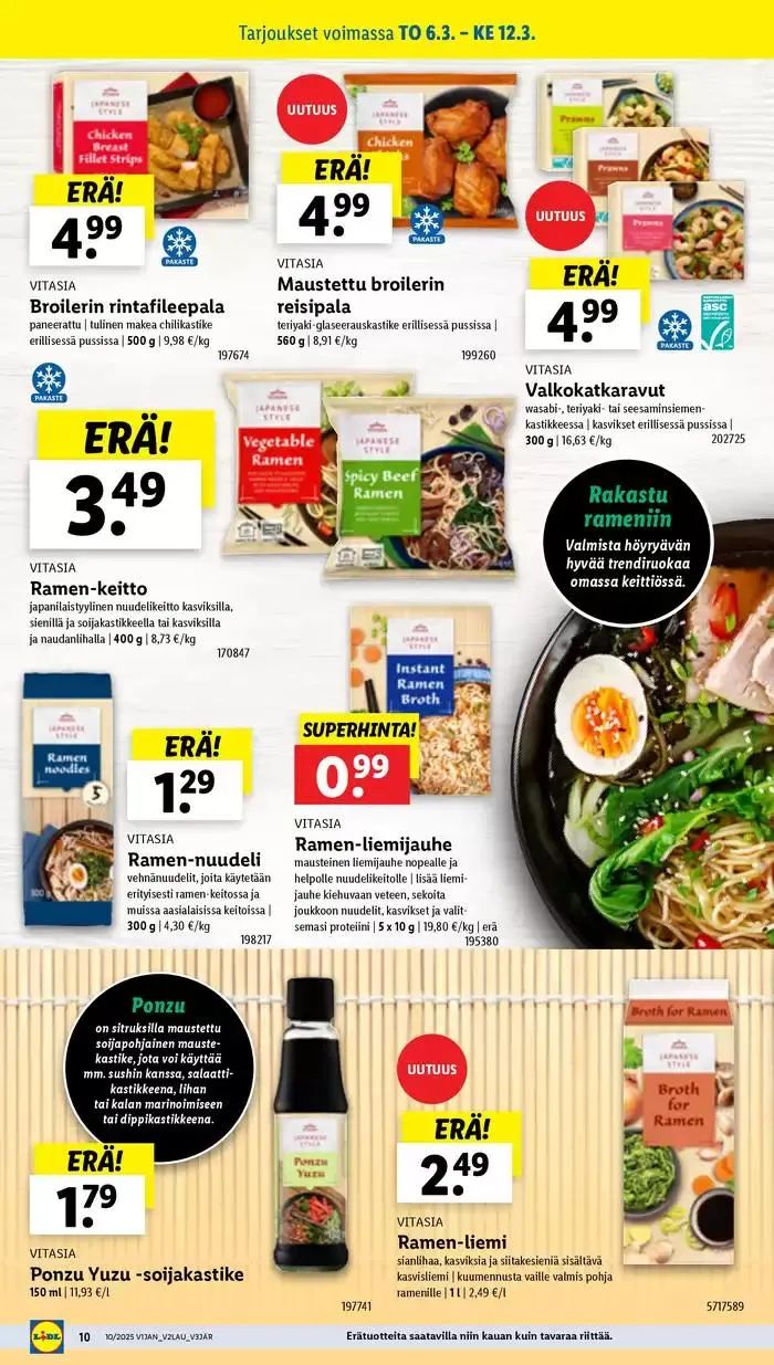 Houkuttelevia erikoistarjouksia kaikille voimassa alkaen 3. maaliskuuta - 12. maaliskuuta 2025 - Tarjouslehti sivu 12