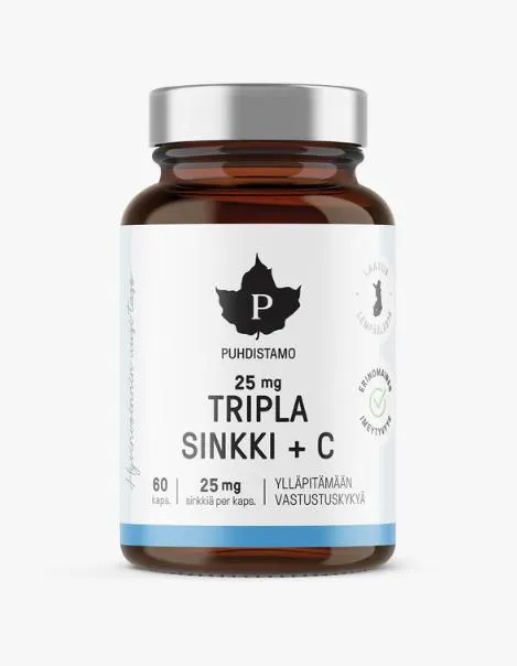Tripla-sinkki + C, 120 kaps