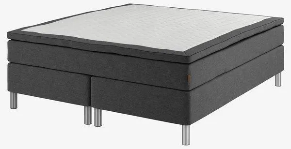 Jenkkisänky 160x200 SOKNA GC35 harmaa-40 MEMORY