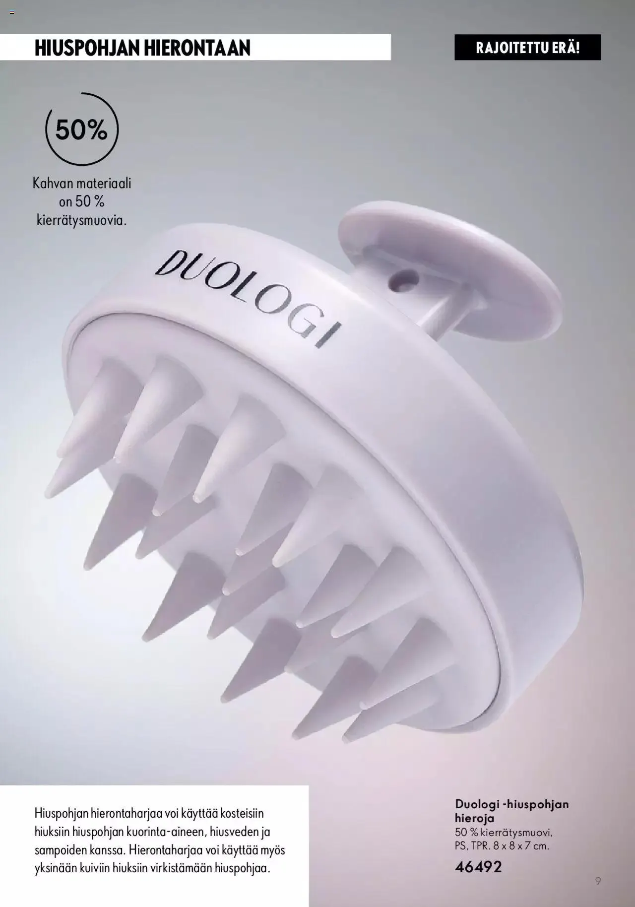 Oriflame Duologi voimassa alkaen 28. elokuuta - 31. joulukuuta 2023 - Tarjouslehti sivu 9