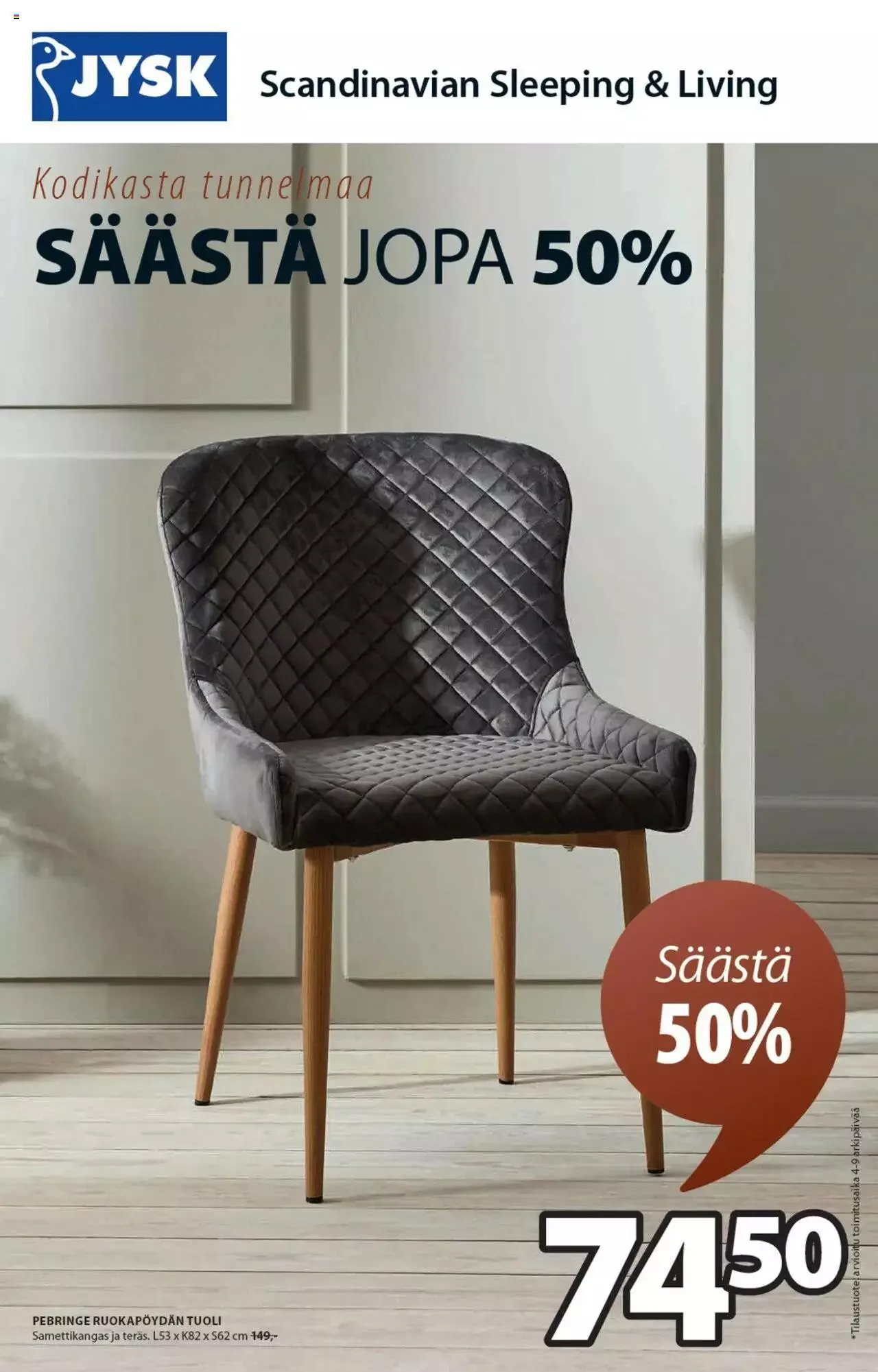 JYSK - Viikon tarjoukset voimassa alkaen 28. elokuuta - 31. joulukuuta 2023 - Tarjouslehti sivu 1