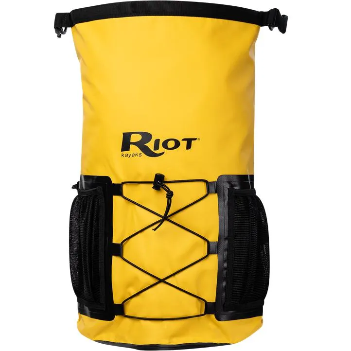 Deckbag Roll up, säilytyskassi kajakkiin, Keltainen