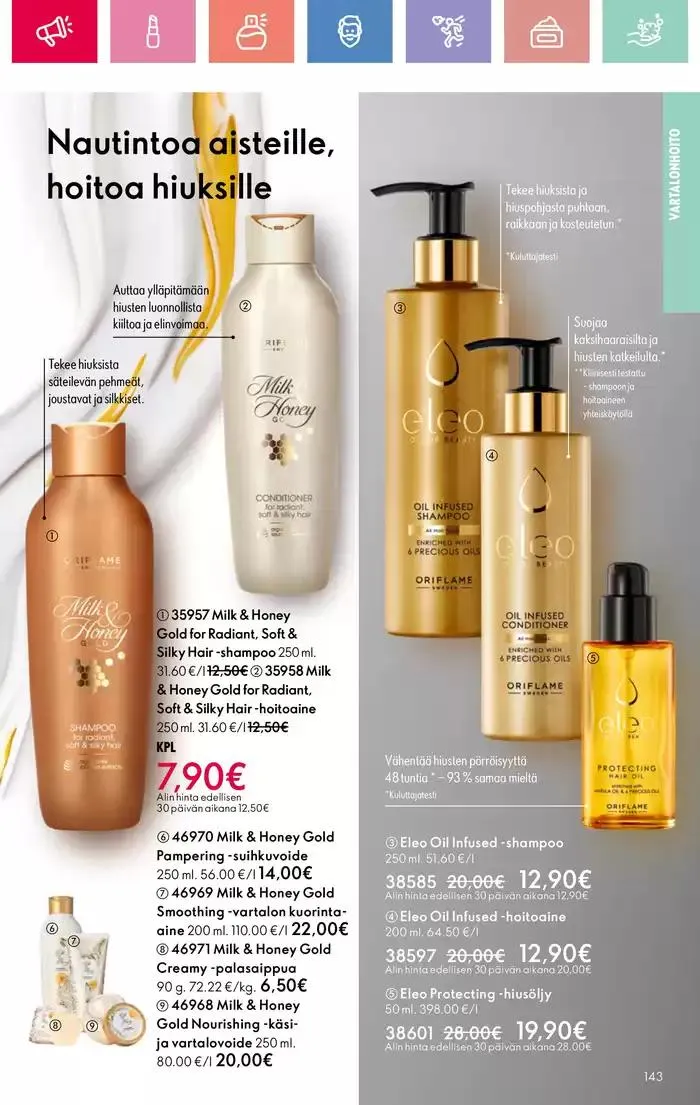 Oriflame tarjoukset voimassa alkaen 9. maaliskuuta - 29. maaliskuuta 2025 - Tarjouslehti sivu 142