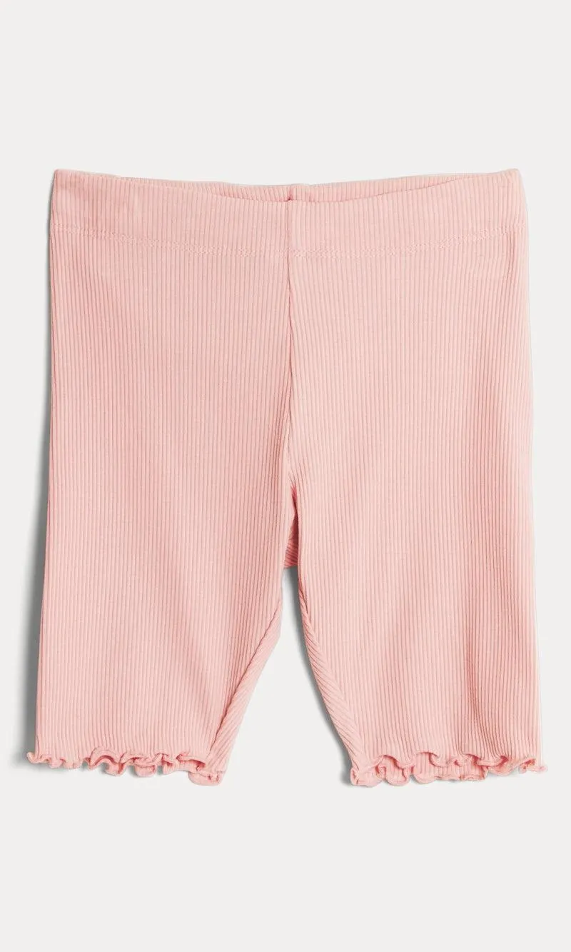 Ribbi bikershortsit puuvillaa