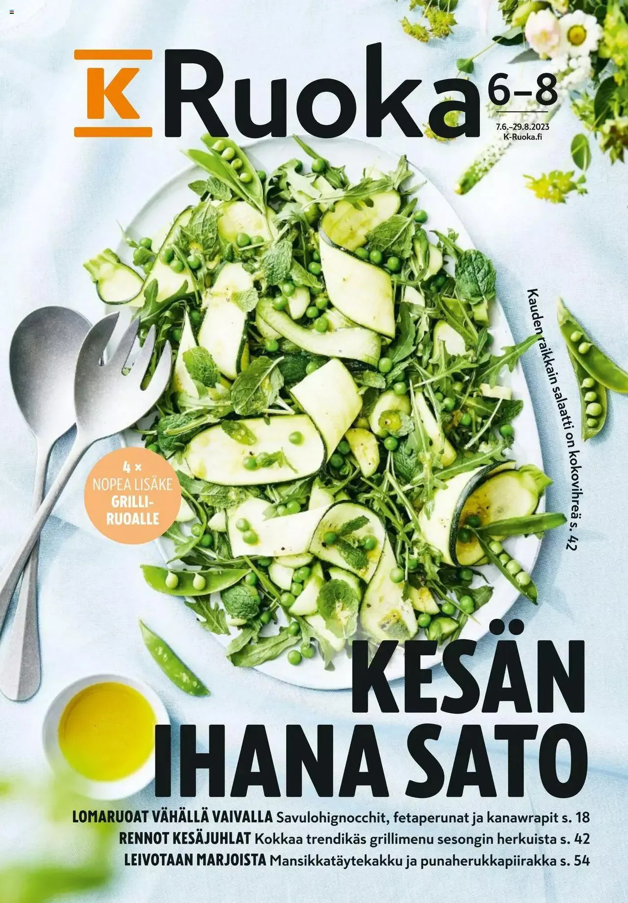 K-Market tarjoukset K-Ruoka 6–8/2023 - 0