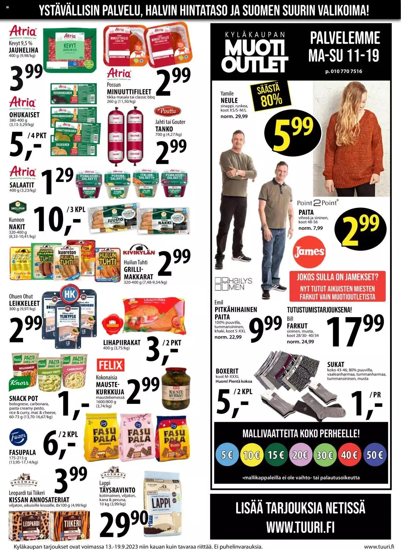 Tuuri tarjoukset voimassa alkaen 13. syyskuuta - 17. syyskuuta 2023 - Tarjouslehti sivu 7