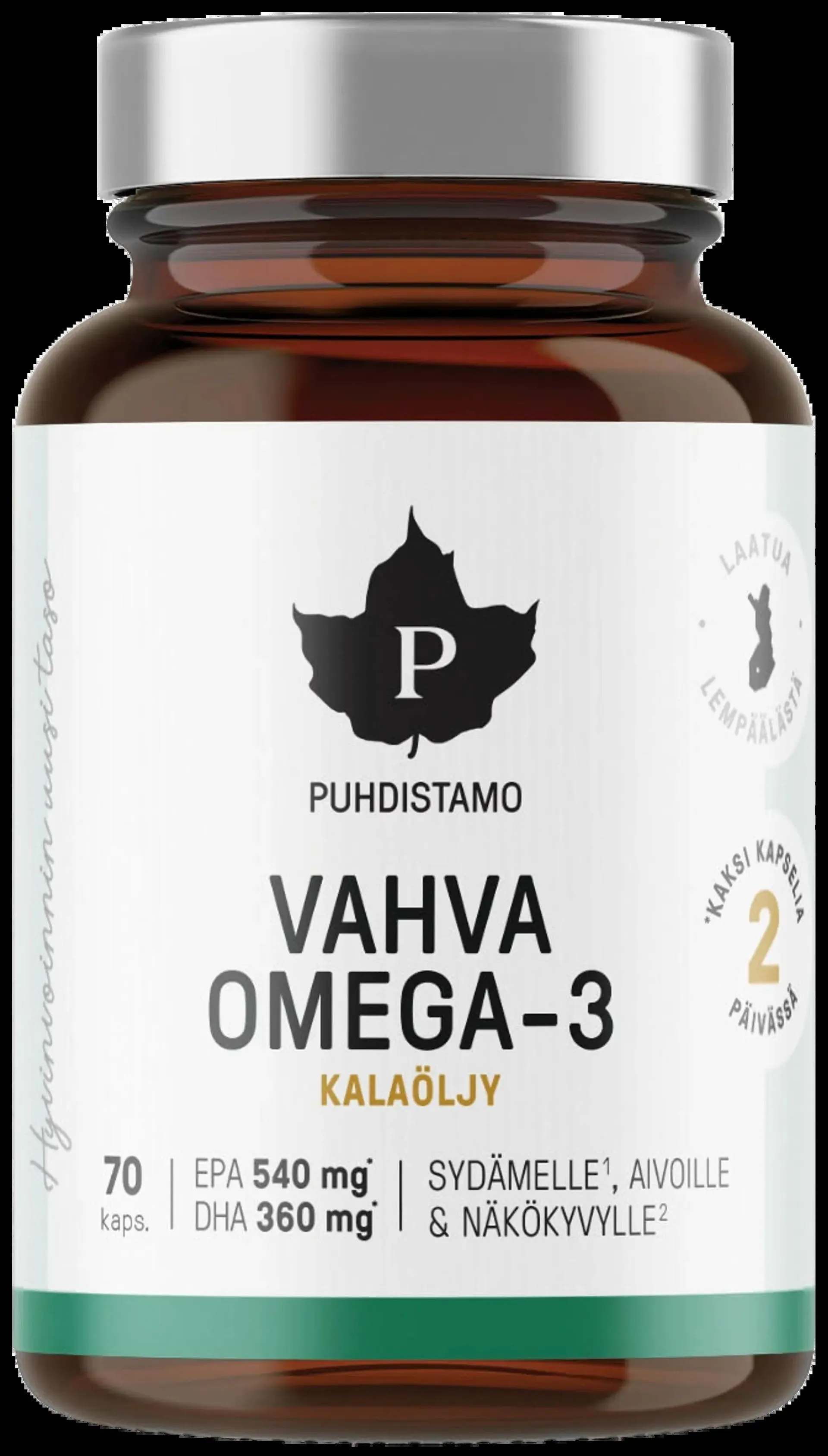 Puhdistamo Vahva Omega -3 70 kaps
