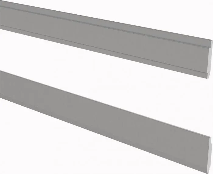 Jalkalista Lundbergs Herrgård Harmaa 11 x 50 x 2400 mm