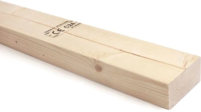 Runkotolppa C24 48 x 98 mm mitallistettu