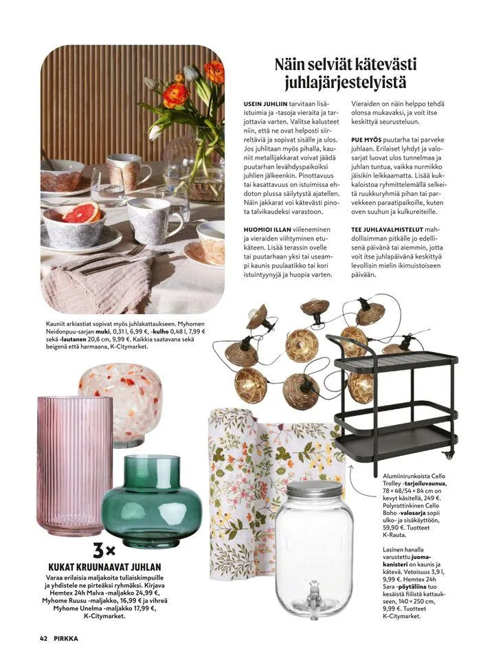 Pirkka 5/2024 voimassa alkaen 24. huhtikuuta - 31. toukokuuta 2024 - Tarjouslehti sivu 44