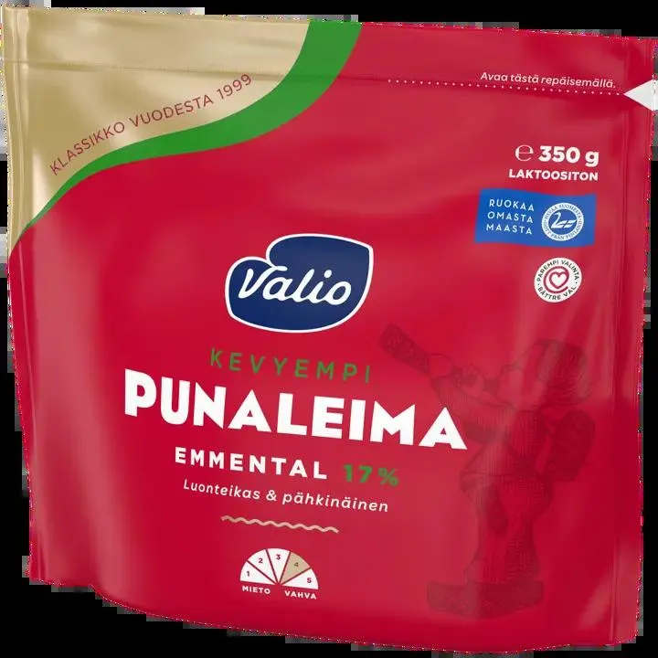 Valio Emmental punaleima 17 % e350 g