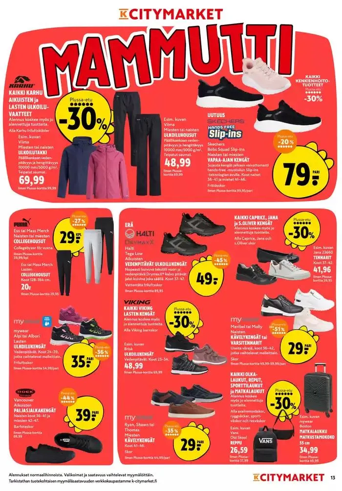 K-citymarket tarjoukset voimassa alkaen 13. maaliskuuta - 23. maaliskuuta 2025 - Tarjouslehti sivu 13