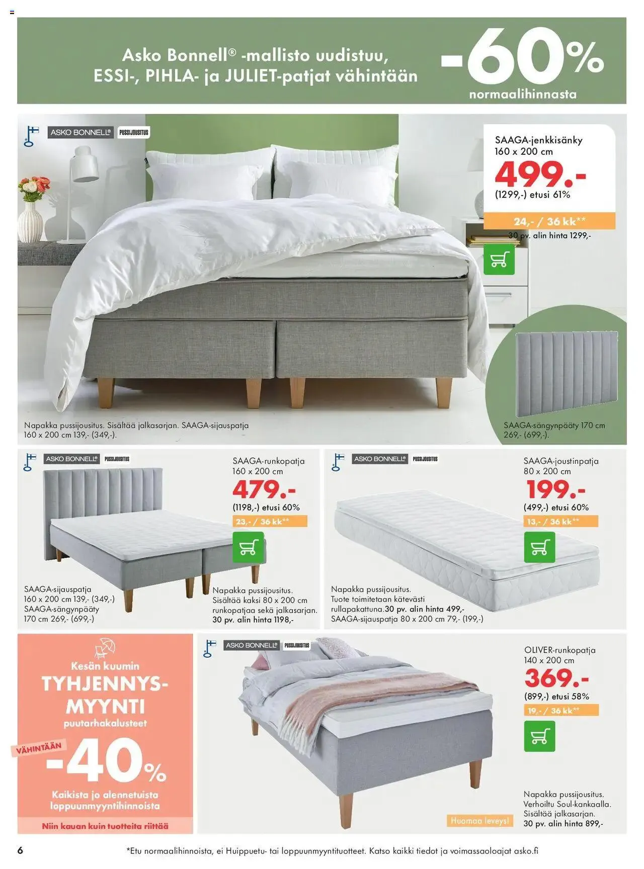 Asko tarjoukset voimassa alkaen 19. elokuuta - 31. joulukuuta 2024 - Tarjouslehti sivu 6