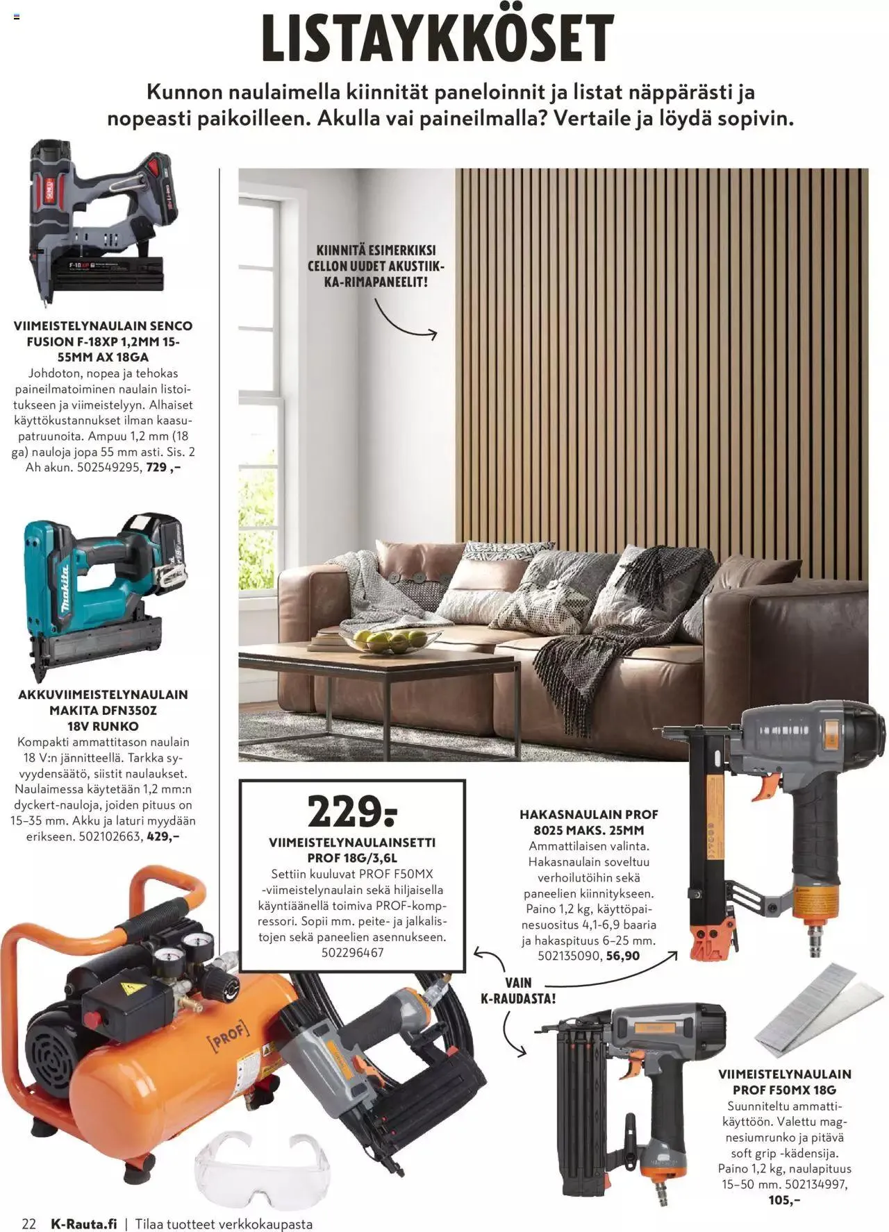 K-Rauta tarjoukset - Pakissa voimassa alkaen 1. elokuuta - 30. syyskuuta 2023 - Tarjouslehti sivu 22