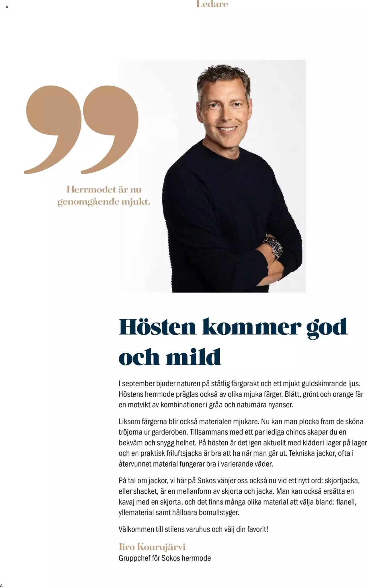 Sokos - Sokos kuvasto ruotsi syyskuu 2023 voimassa alkaen 4. syyskuuta - 8. lokakuuta 2023 - Tarjouslehti sivu 4