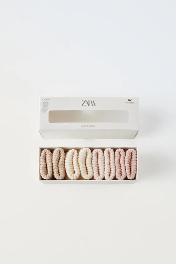 4-PACK OF RIBBED SOCKS