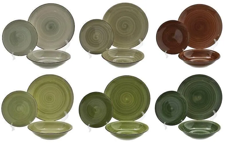 Nature-lautassetti, 18 kpl