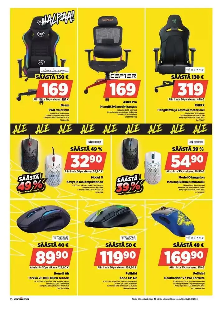 Power tarjoukset voimassa alkaen 30. joulukuuta - 19. tammikuuta 2025 - Tarjouslehti sivu 34