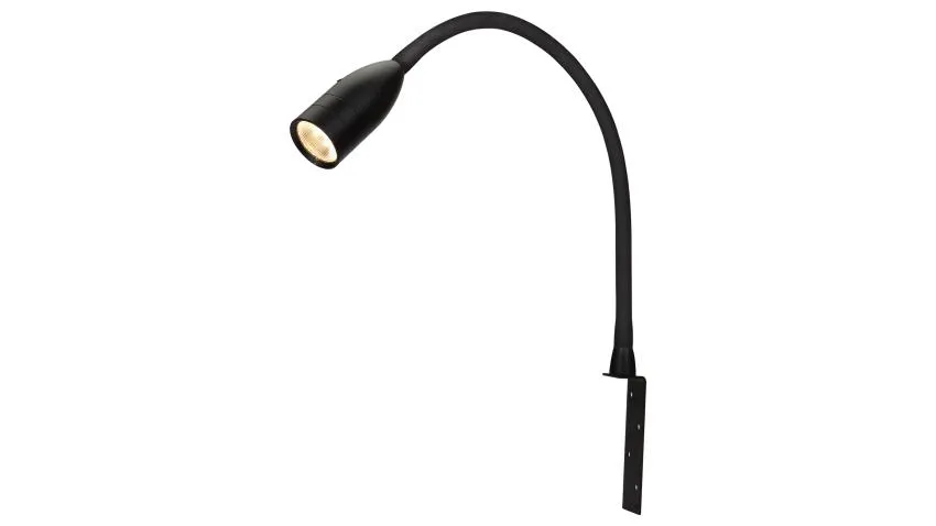 SENSILO LED-sängynpäätyvalo musta