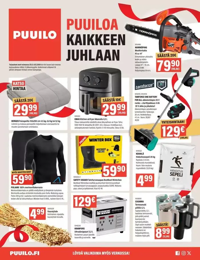 Puuiloa kaikkeen juhlaan - 1