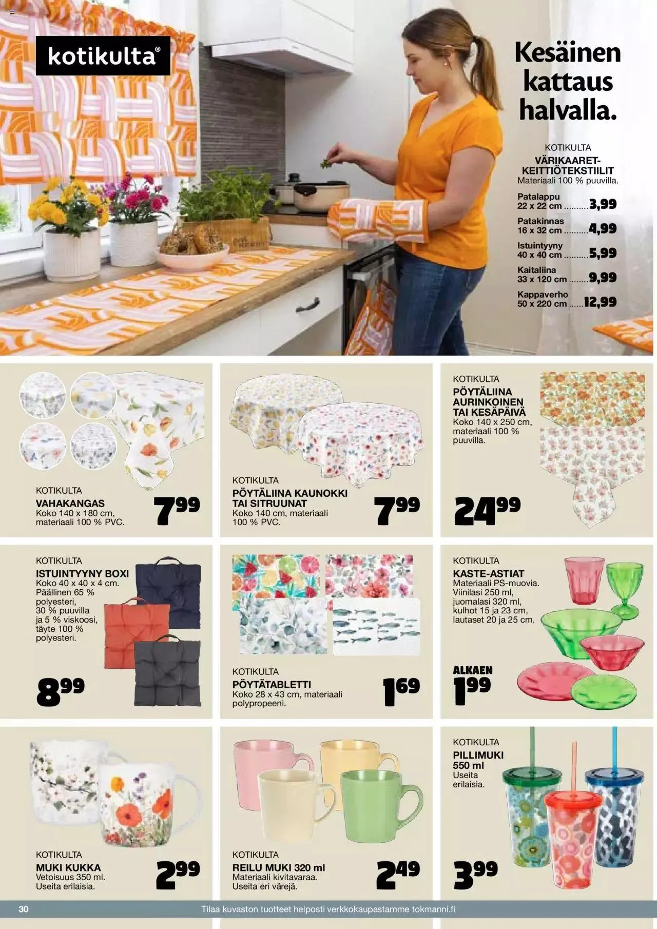 Tokmanni - Kesä 2024 voimassa alkaen 1. huhtikuuta - 31. joulukuuta 2024 - Tarjouslehti sivu 30