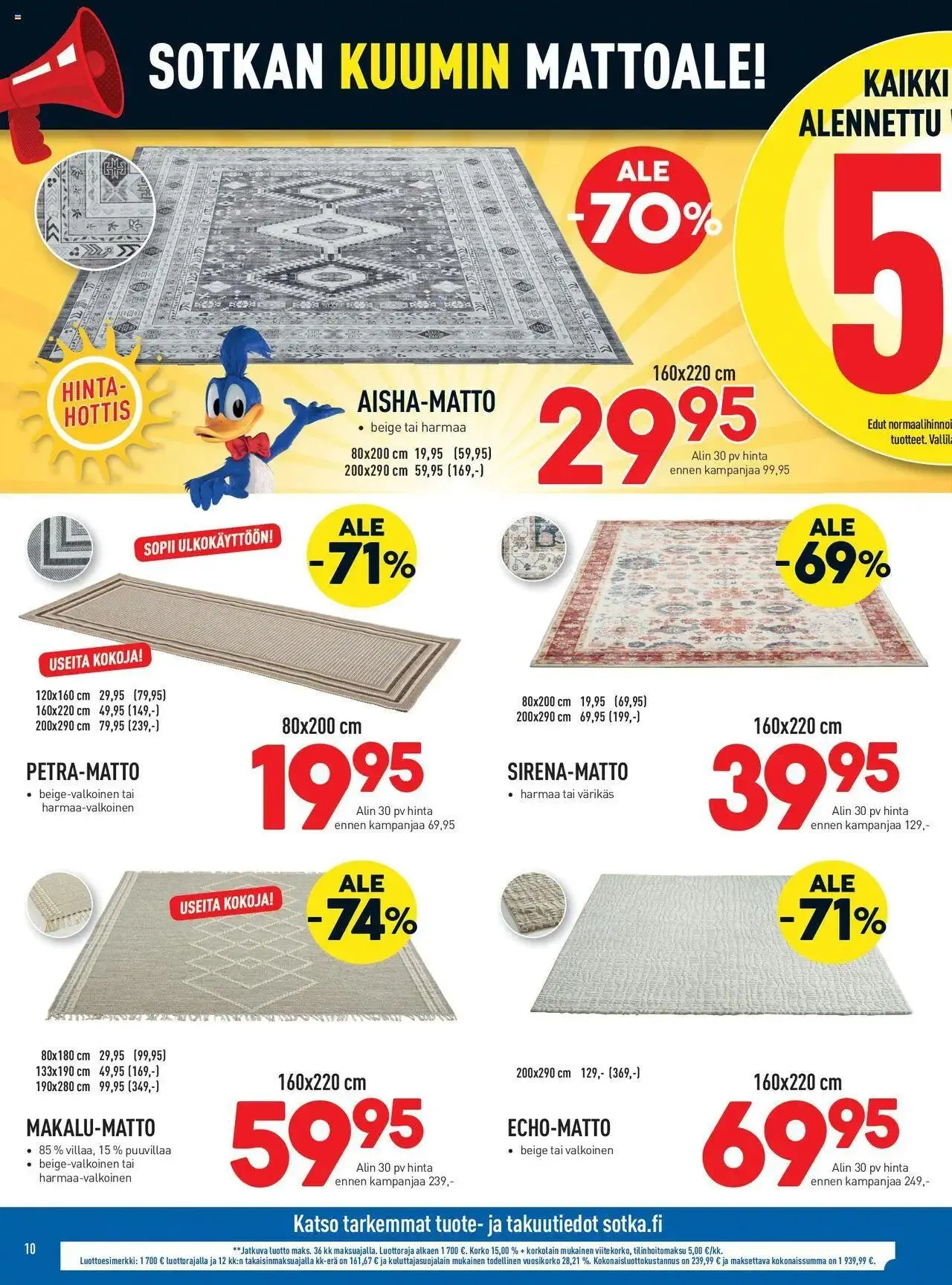 Sotka tarjoukset voimassa alkaen 17. heinäkuuta - 31. joulukuuta 2024 - Tarjouslehti sivu 10