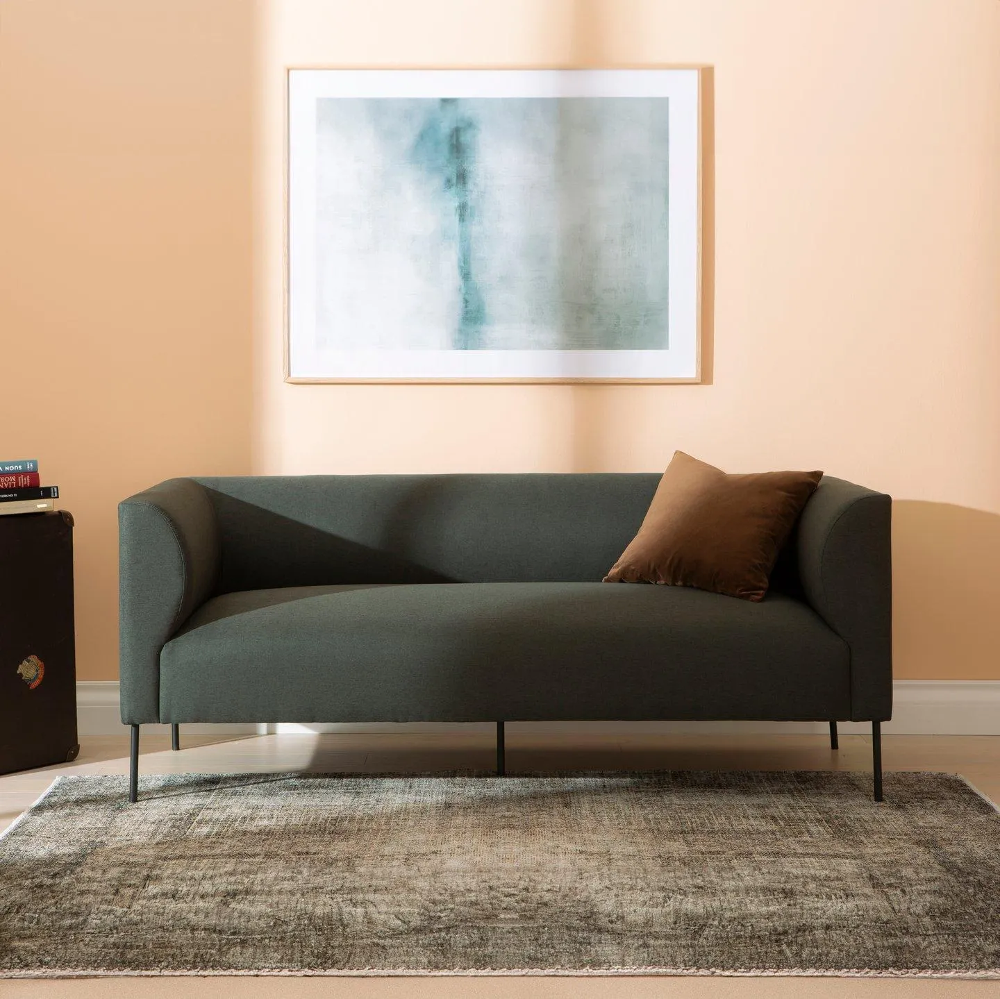 3-istuttava sohva vihreä