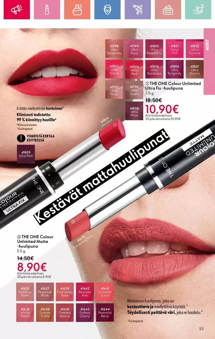 Oriflame tarjoukset voimassa alkaen 9. maaliskuuta - 29. maaliskuuta 2025 - Tarjouslehti sivu 53