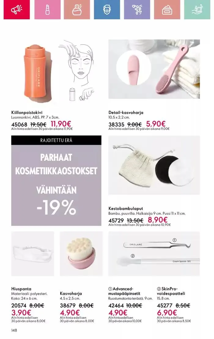 Oriflame tarjoukset voimassa alkaen 9. maaliskuuta - 29. maaliskuuta 2025 - Tarjouslehti sivu 146